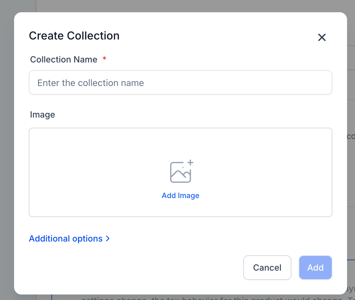 Collections field